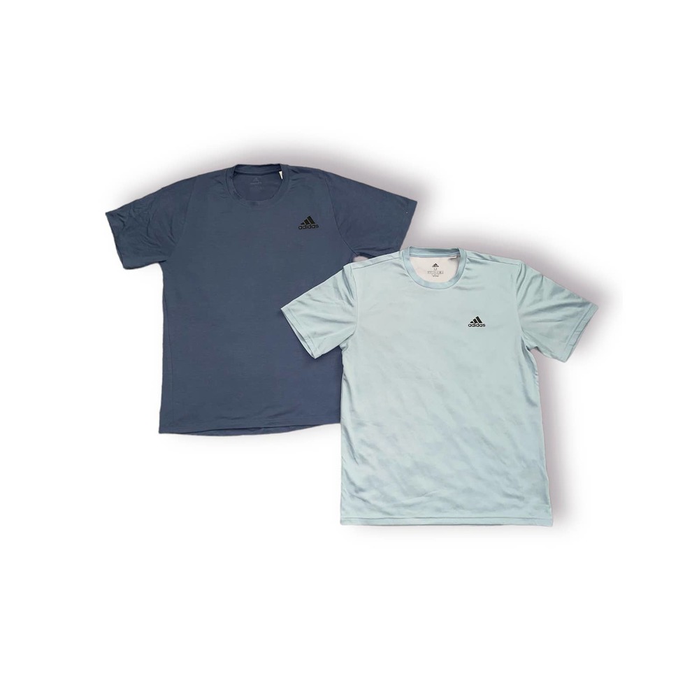 Men's Blue Adidas T-Shirts (2 SHIRTS)